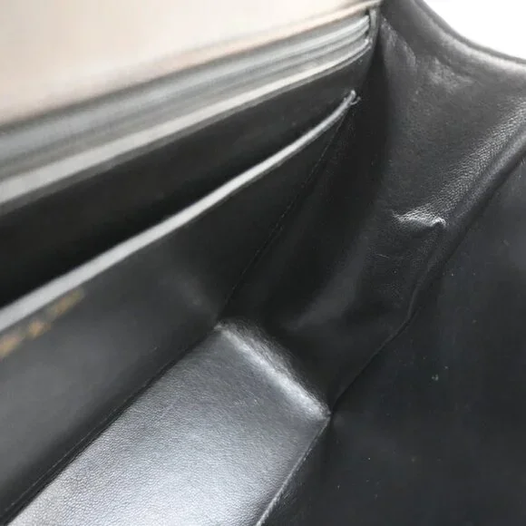 CHANEL CC Matelasse 30 Chain Shoulder Bag Leather Black - Picture 10 of 14